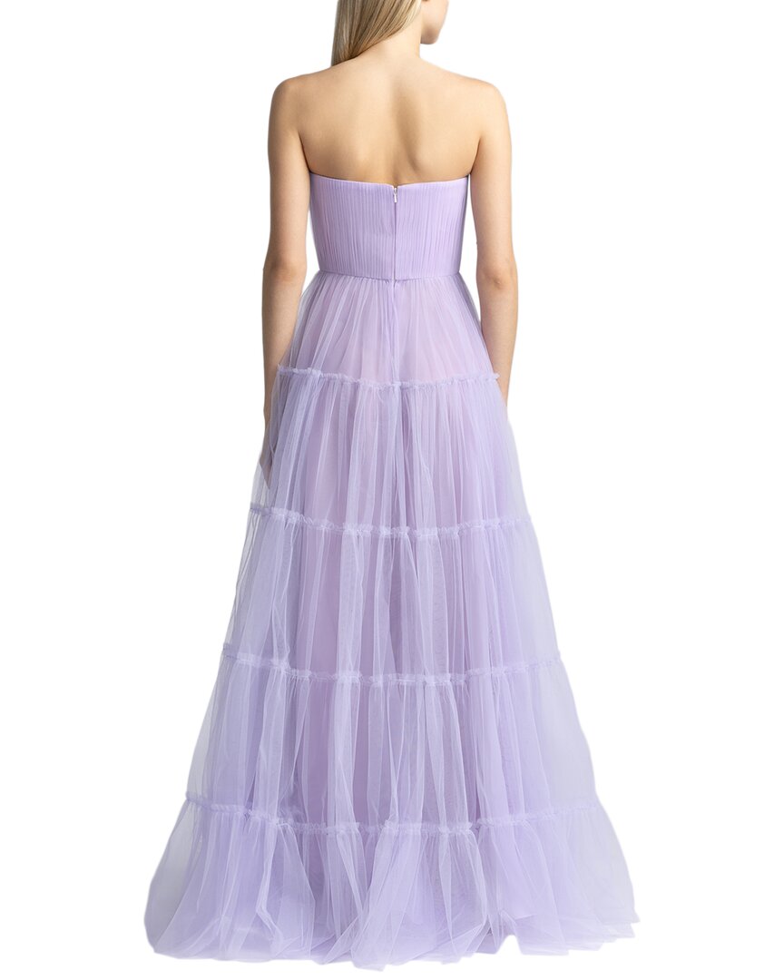 Zac Posen Strapless Tulle Gown