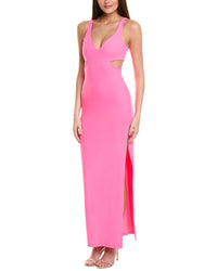 Susana Monaco Side Open Tank Maxi Dress Pink