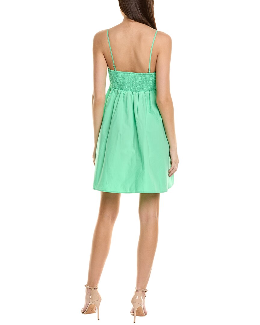 Susana Monaco Poplin Square Wire Mini Dress