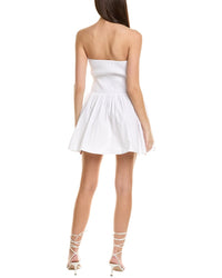 Susana Monaco Poplin Tube Flared Mini Dress