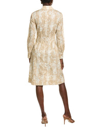 Lela Rose Seamed Shirtdress