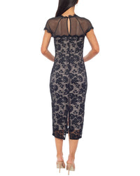 Marina Marina Lace Midi Dress