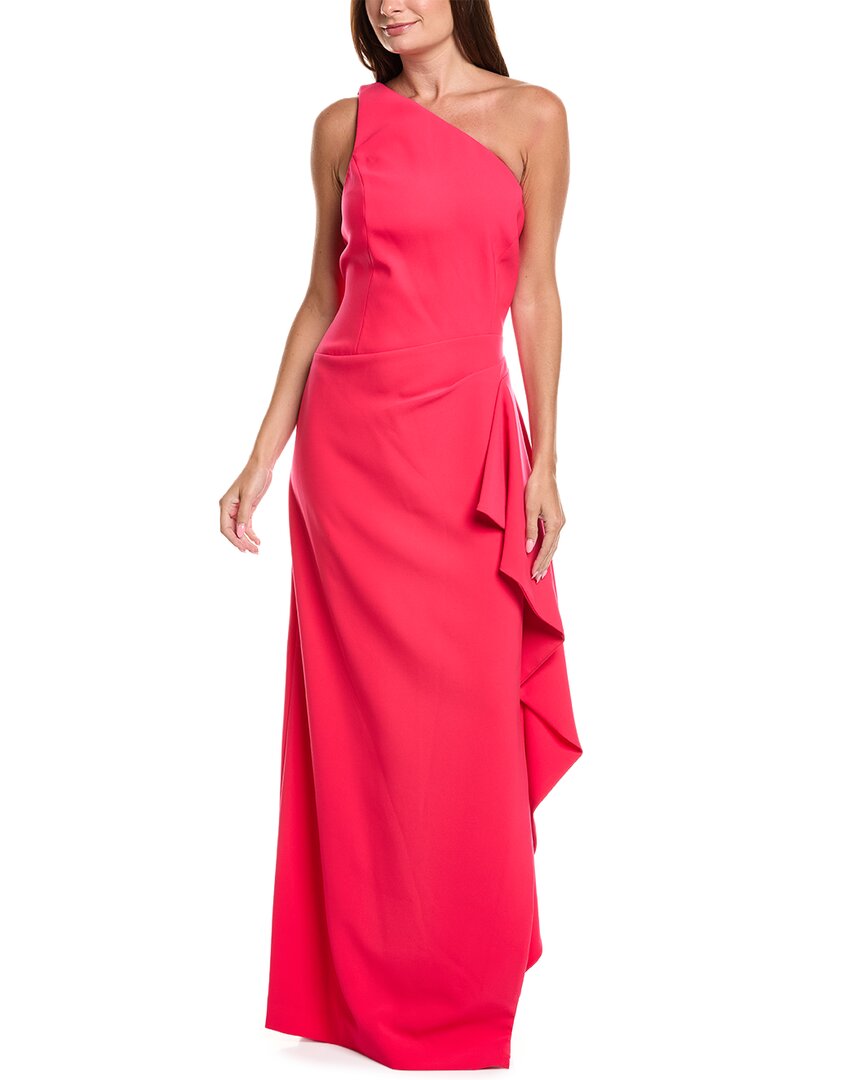 Teri Jon by Rickie Freeman Teri Jon By Rickie Freeman Crepe Cascade Ruffle Gown