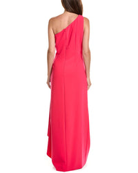Teri Jon by Rickie Freeman Teri Jon By Rickie Freeman Crepe Cascade Ruffle Gown