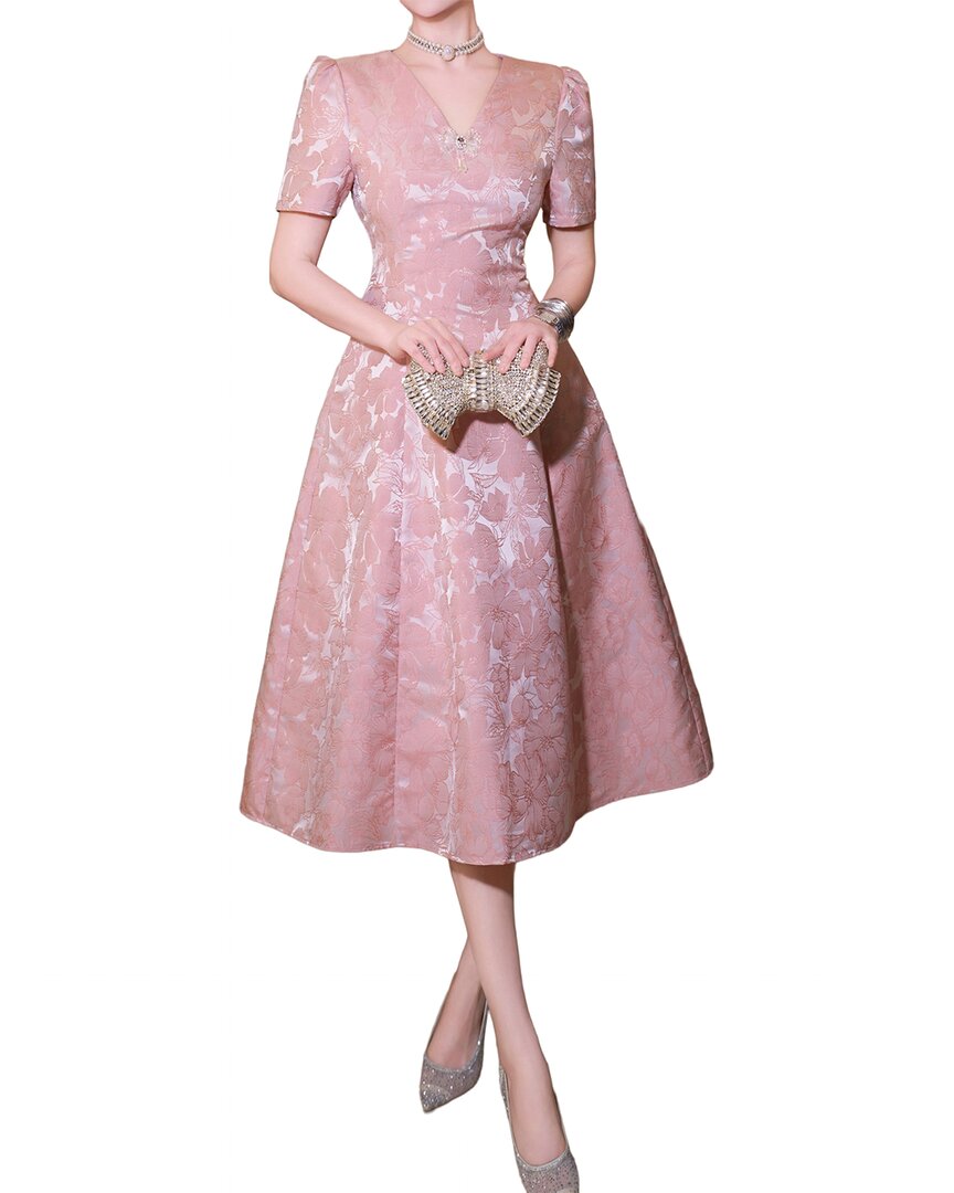 BRC By BURRYCO Brc By Burryco Short Sleeve Embellished Midi Dress