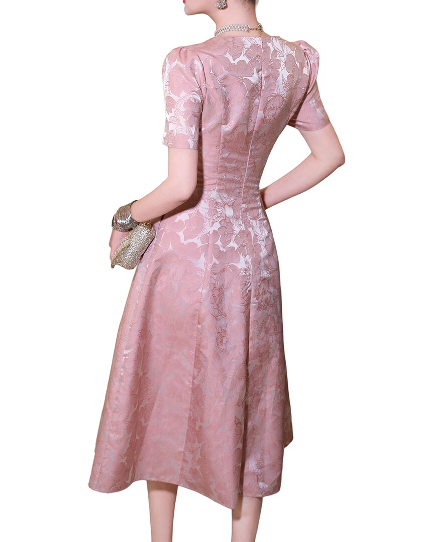 BRC By BURRYCO Brc By Burryco Short Sleeve Embellished Midi Dress