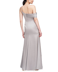 Theia Alaina One-Shoulder Gown
