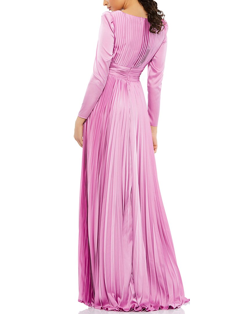 Mac Duggal Pleated A-Line Gown