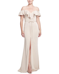 Notte Bridesmaid Rivoli Dress Champagne