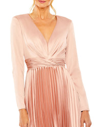 Mac Duggal Pleated A-Line Dress