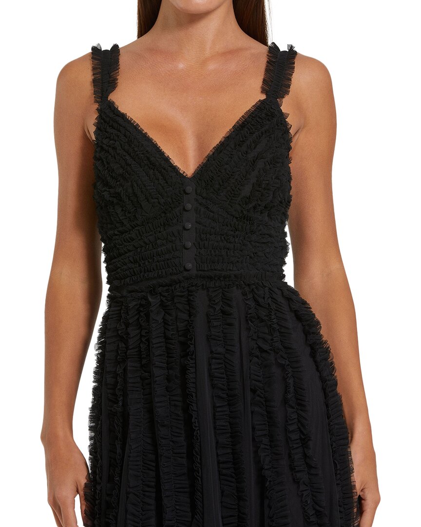 Mac Duggal Ruffle Tiered A-Line Dress