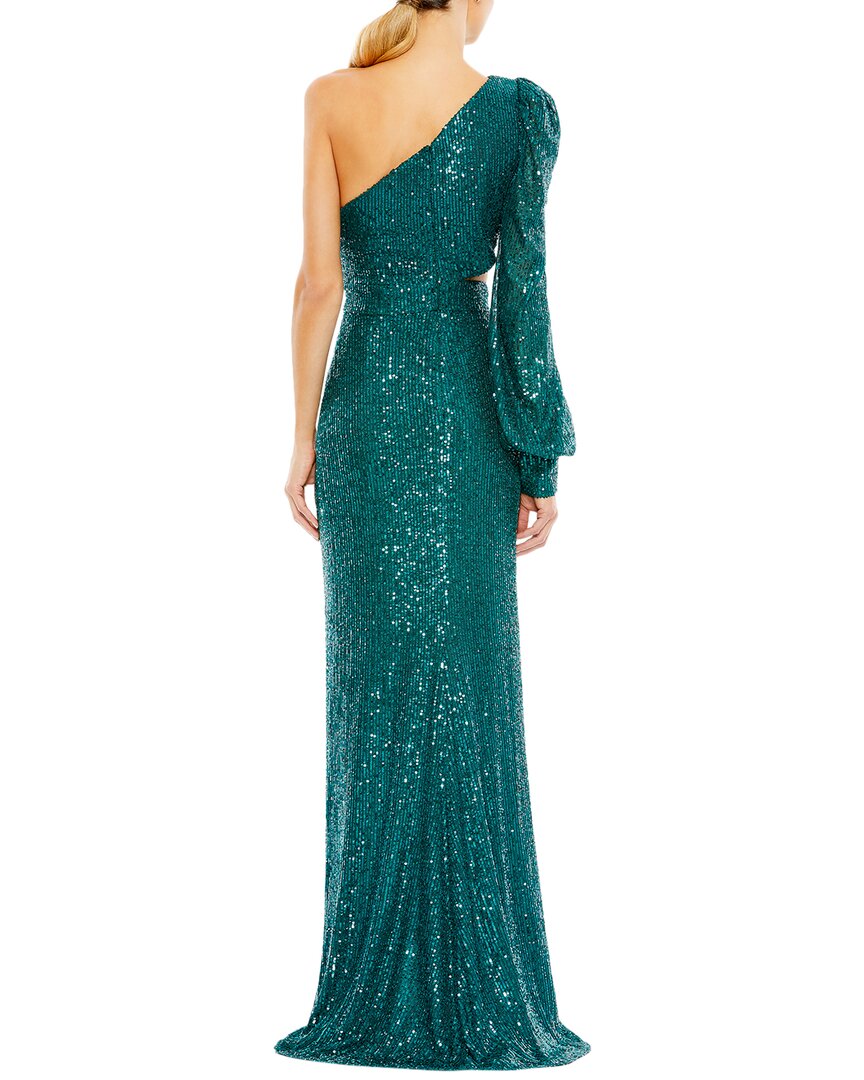 Mac Duggal Sequined Cut Out Gown