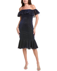 Rene Ruiz Off-The-Shoulder Cocktail Dress