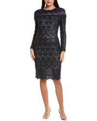 Tadashi Shoji Embellished Midi Dress