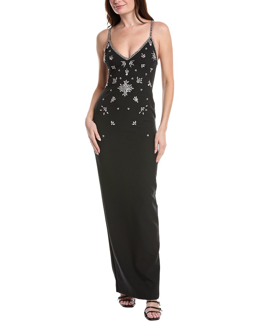 Marchesa Notte Embellished Column Gown