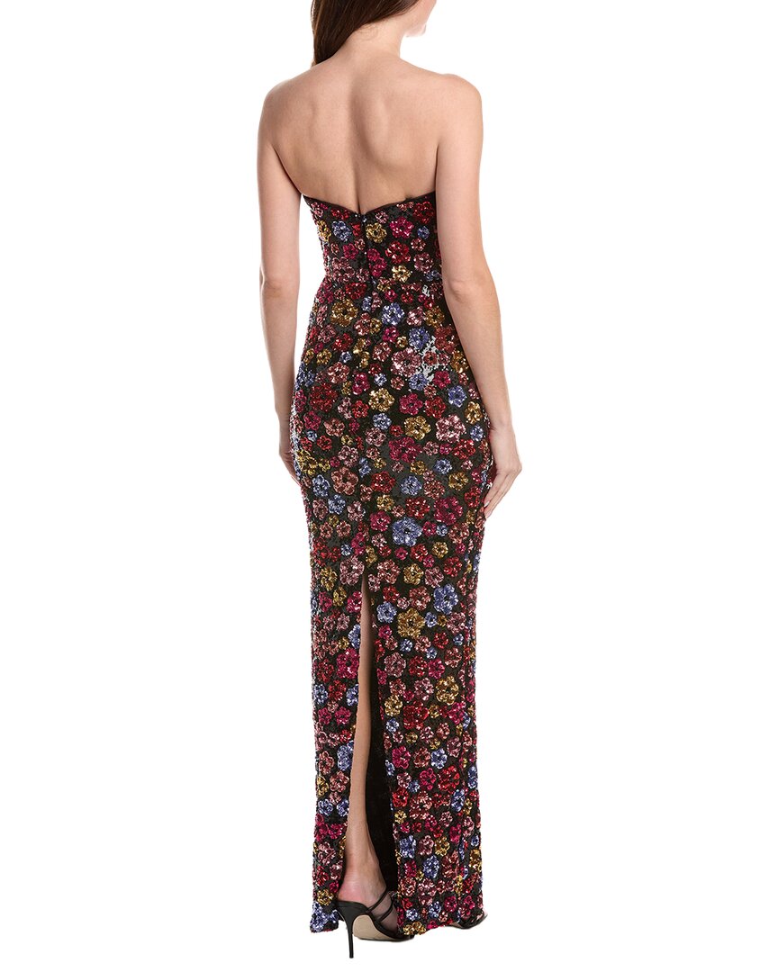 Marchesa Notte Embellished Column Gown