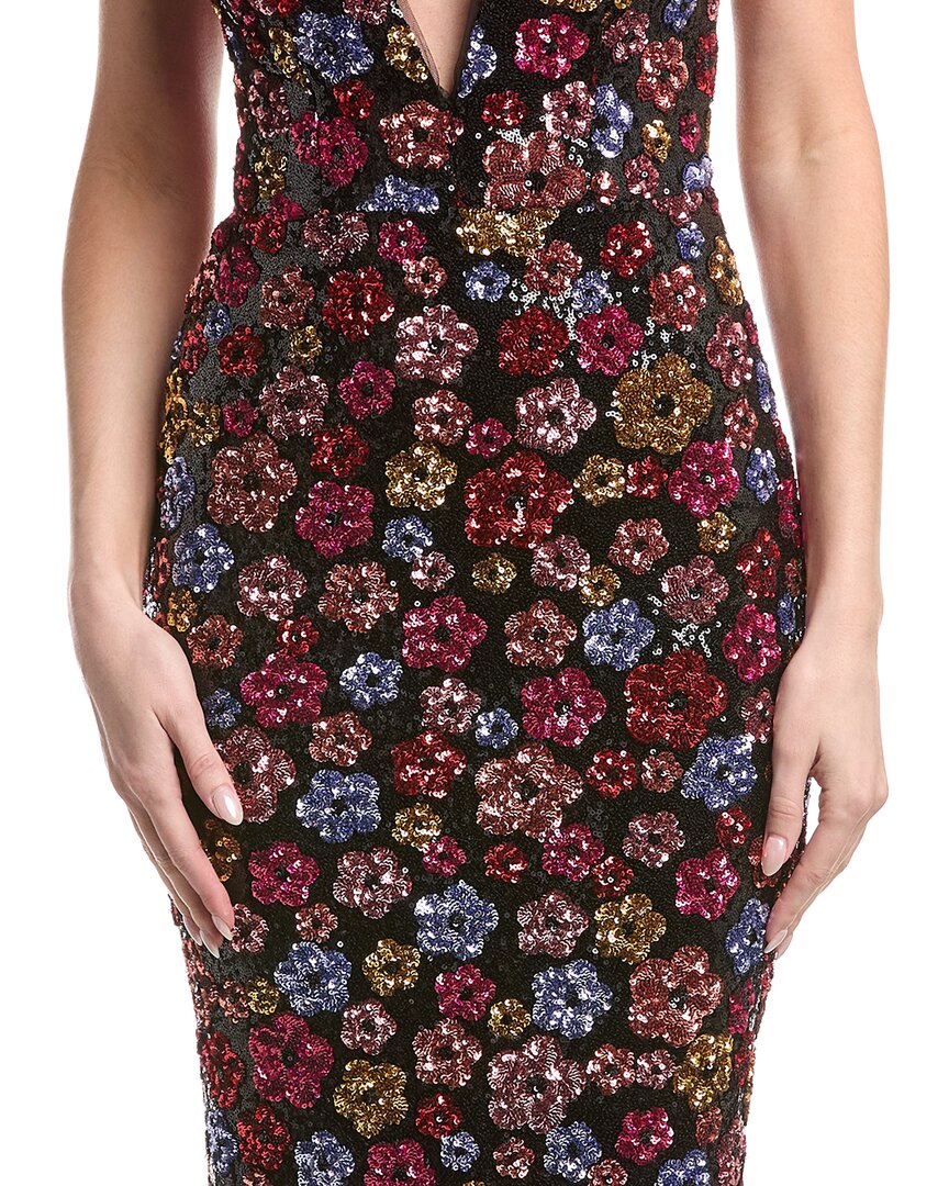 Marchesa Notte Embellished Column Gown