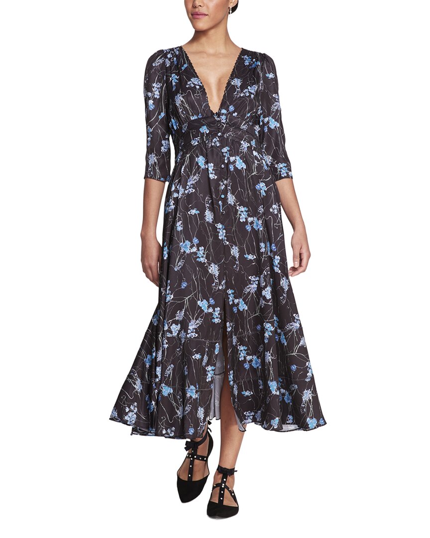 Marchesa Notte Carnation Midi Dress