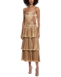 Mac Duggal Ruffle Tiered Buckle Detail Dress