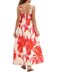 Oloey Printed Maxi Dress