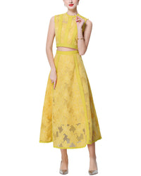 ELAINE Elaine 2Pc Top & Skirt Set