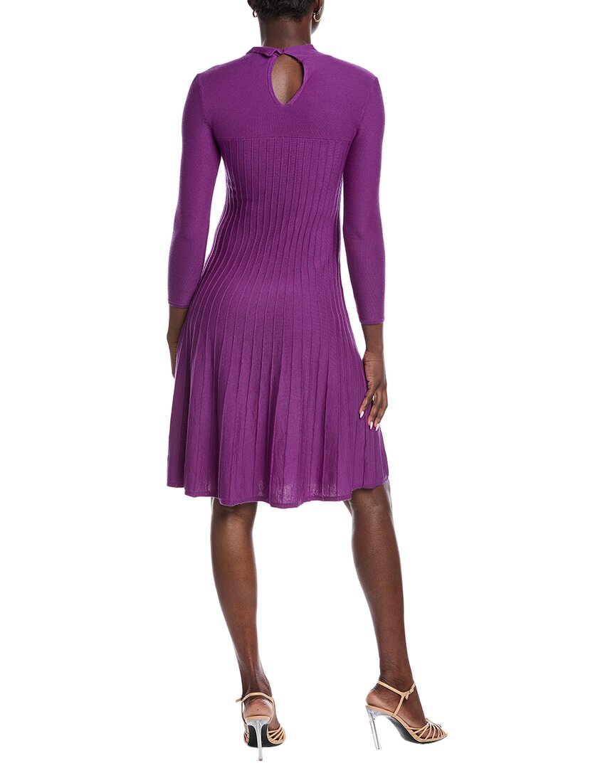 Teri Jon By Rickie Freeman Wool Sweaterdress