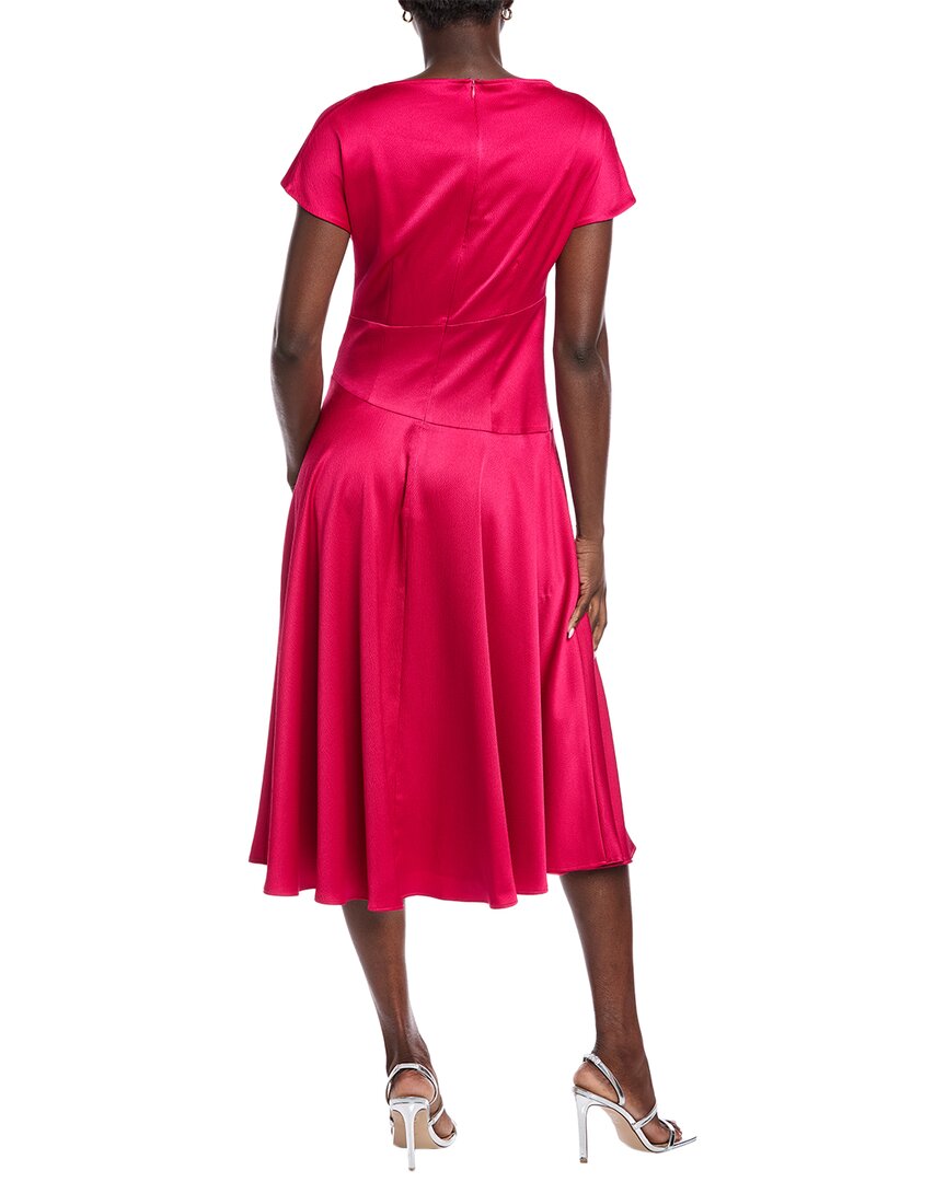 Teri Jon By Rickie Freeman Pebble Satin A-Line Gown