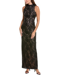 Rene Ruiz Rene Ruiz Halter Lace Column Gown