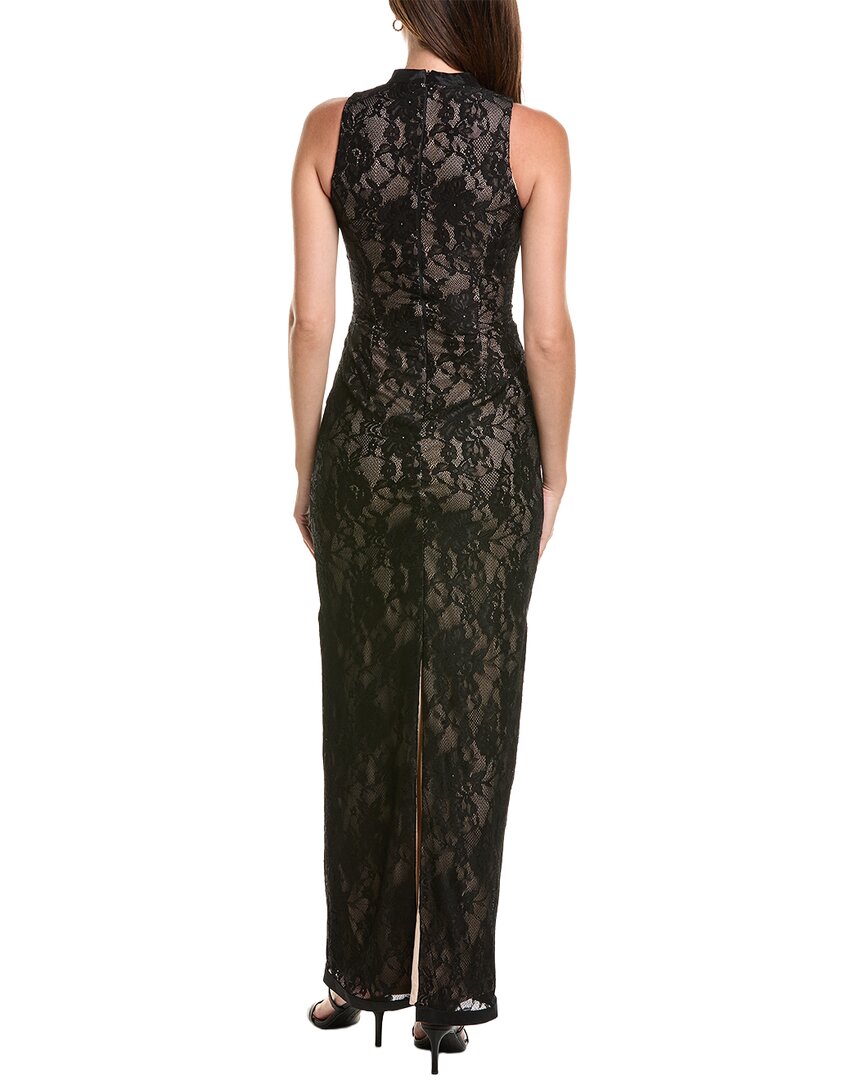 Rene Ruiz Rene Ruiz Halter Lace Column Gown