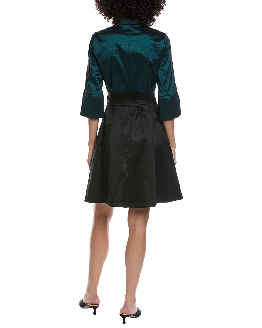 Rene Ruiz Color Block Shirtdress