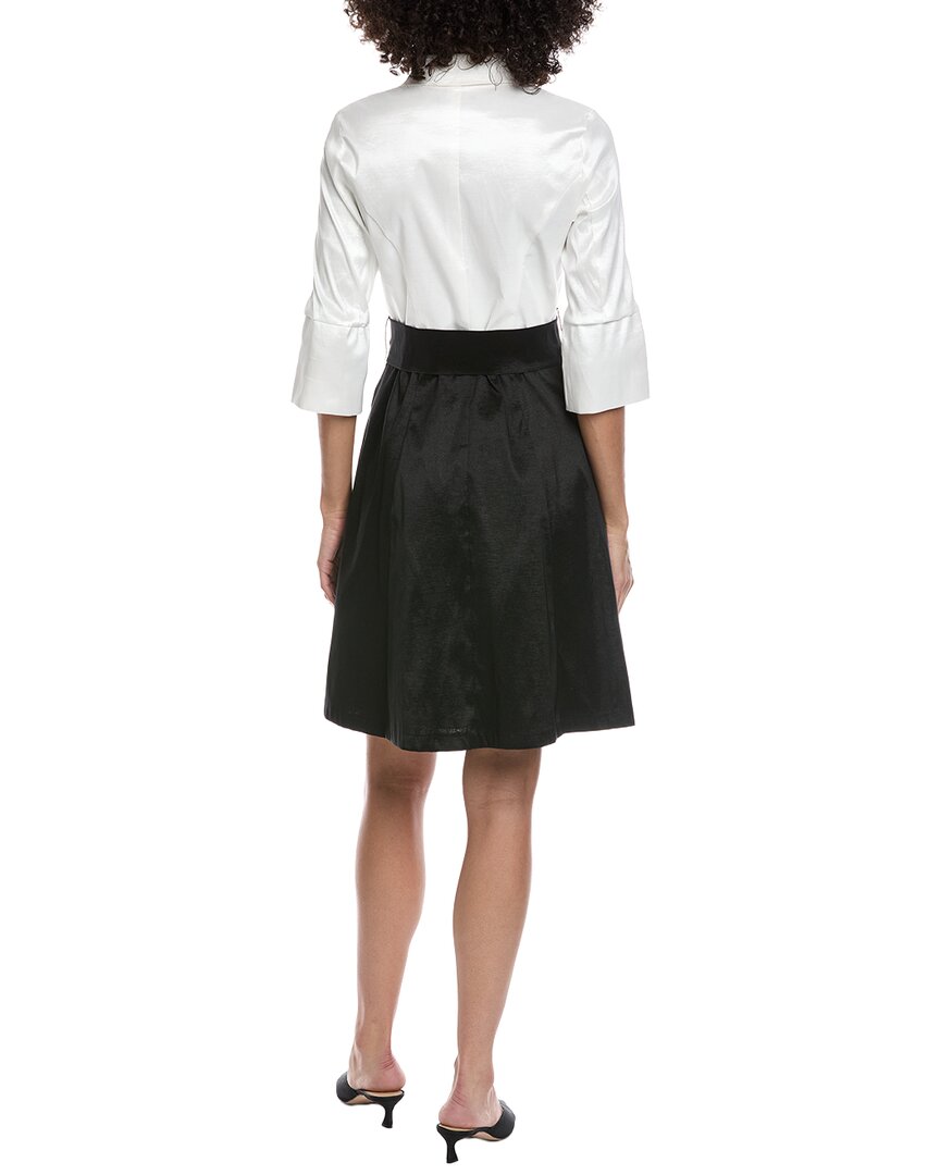 Rene Ruiz Color Block Shirtdress