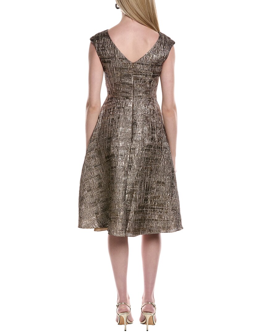 Rene Ruiz V-Neck Cap Sleeve A-Line Cocktail Dress
