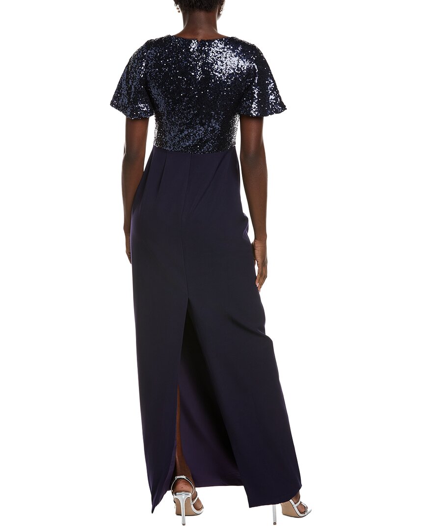 Rene Ruiz Sequin Column Gown
