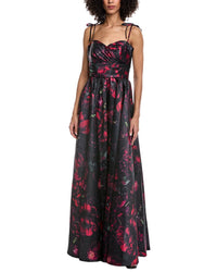 Rene Ruiz Spaghetti Strap Gown