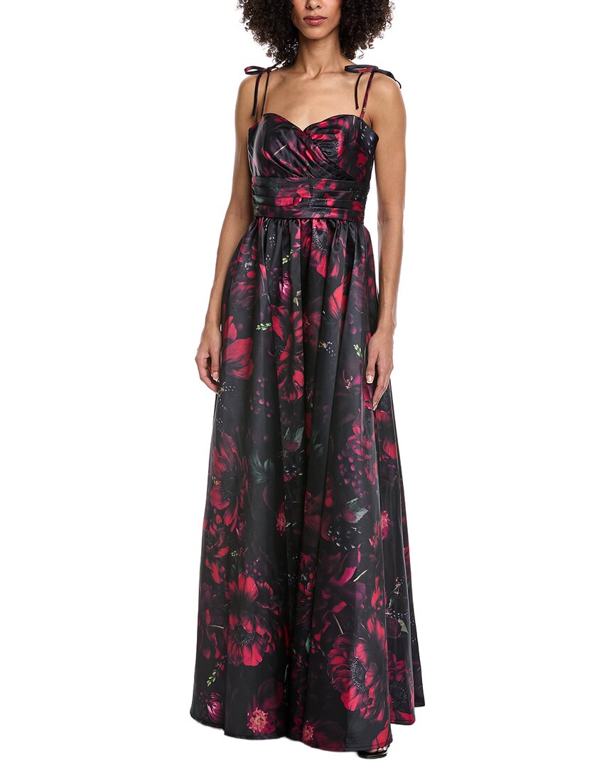 Rene Ruiz Spaghetti Strap Gown