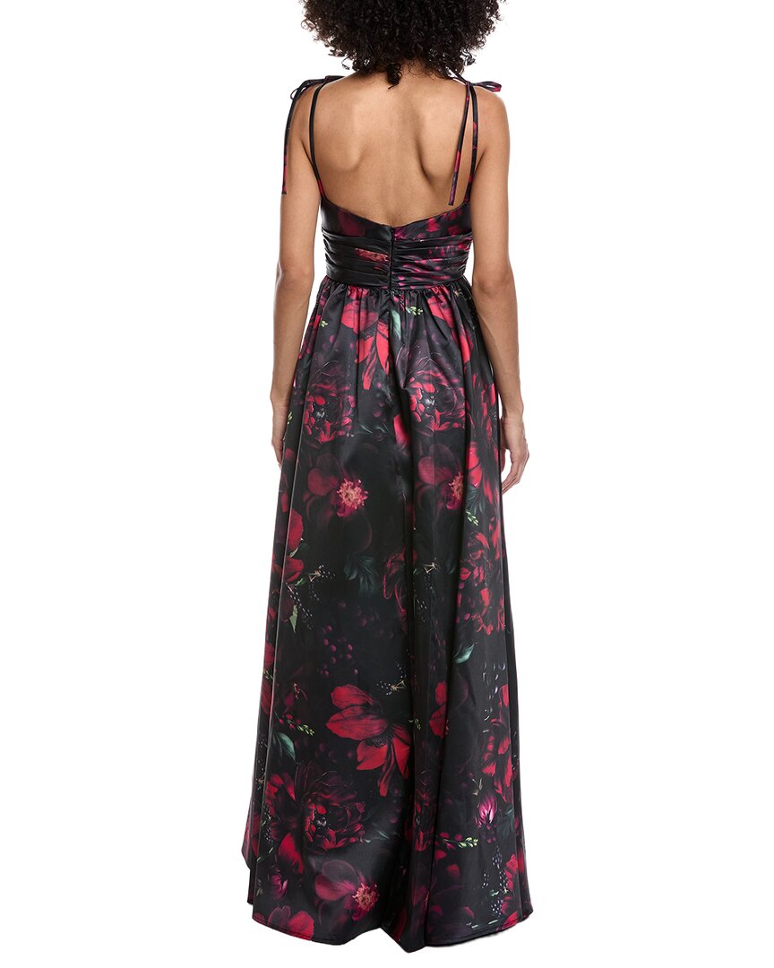 Rene Ruiz Spaghetti Strap Gown