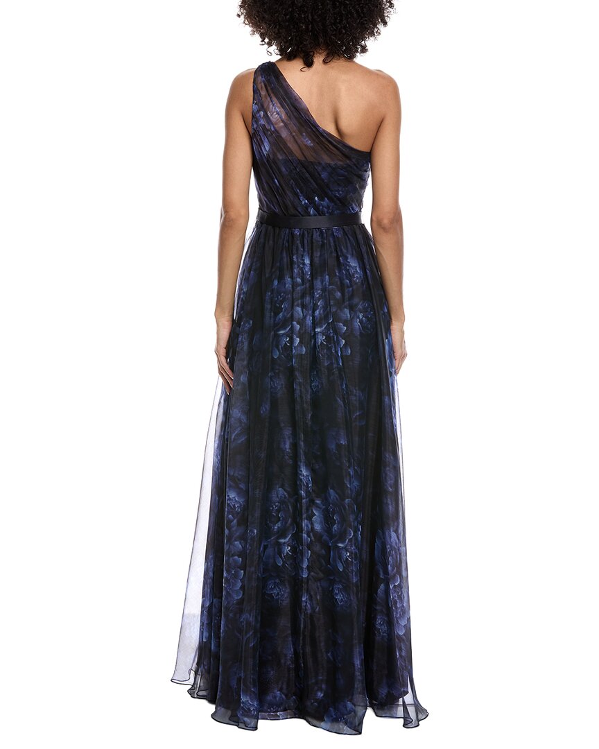 Rene Ruiz One-Shoulder Gown