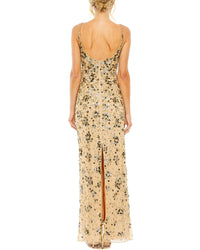 Mac Duggal Embellished Scoop Neck Evening Gown
