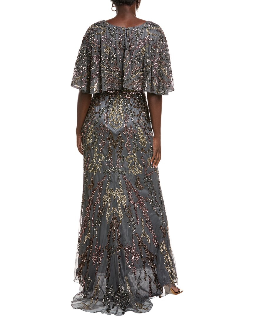 issue New York Issue New York Sequin & Bead Embellished Gown
