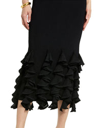 Mac Duggal Rib Knit Sleeveless Midi Dress