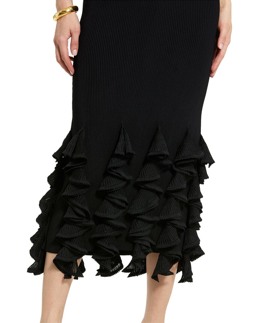 Mac Duggal Rib Knit Sleeveless Midi Dress