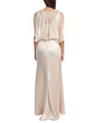 Amsale Satin Gown