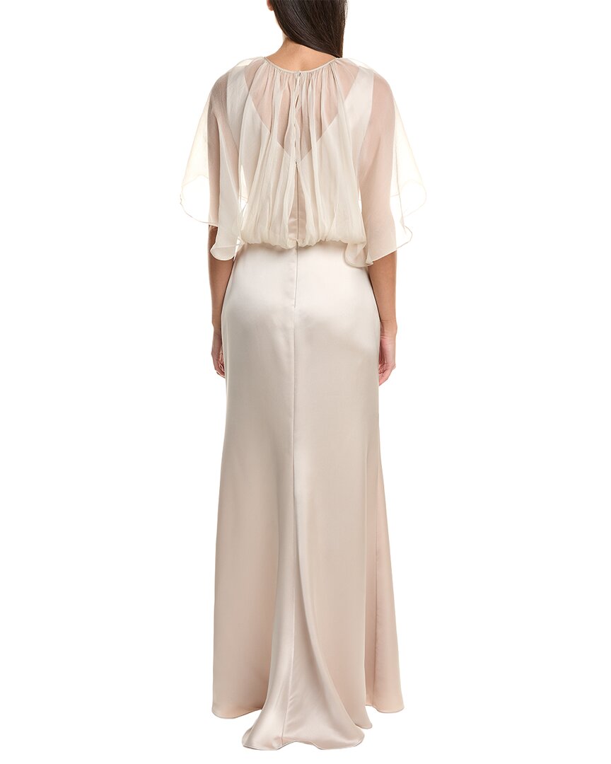 Amsale Satin Gown