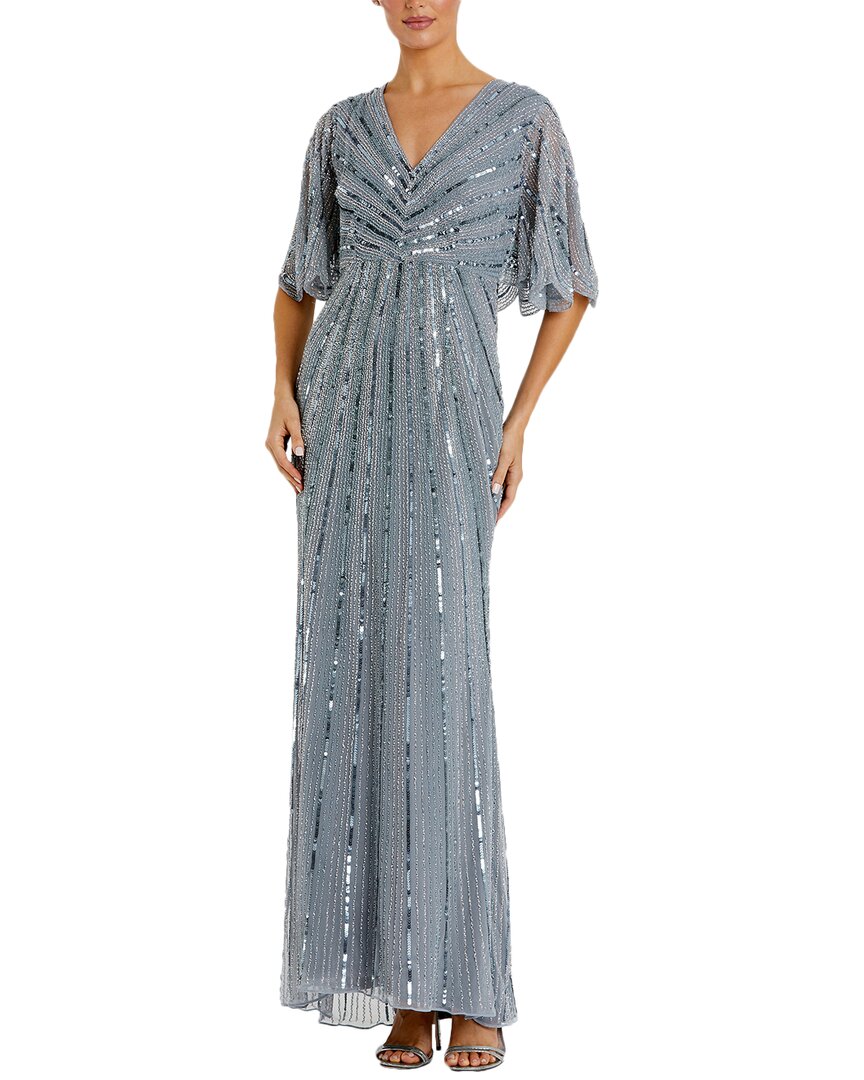 Mac Duggal Cape Sleeve Gown