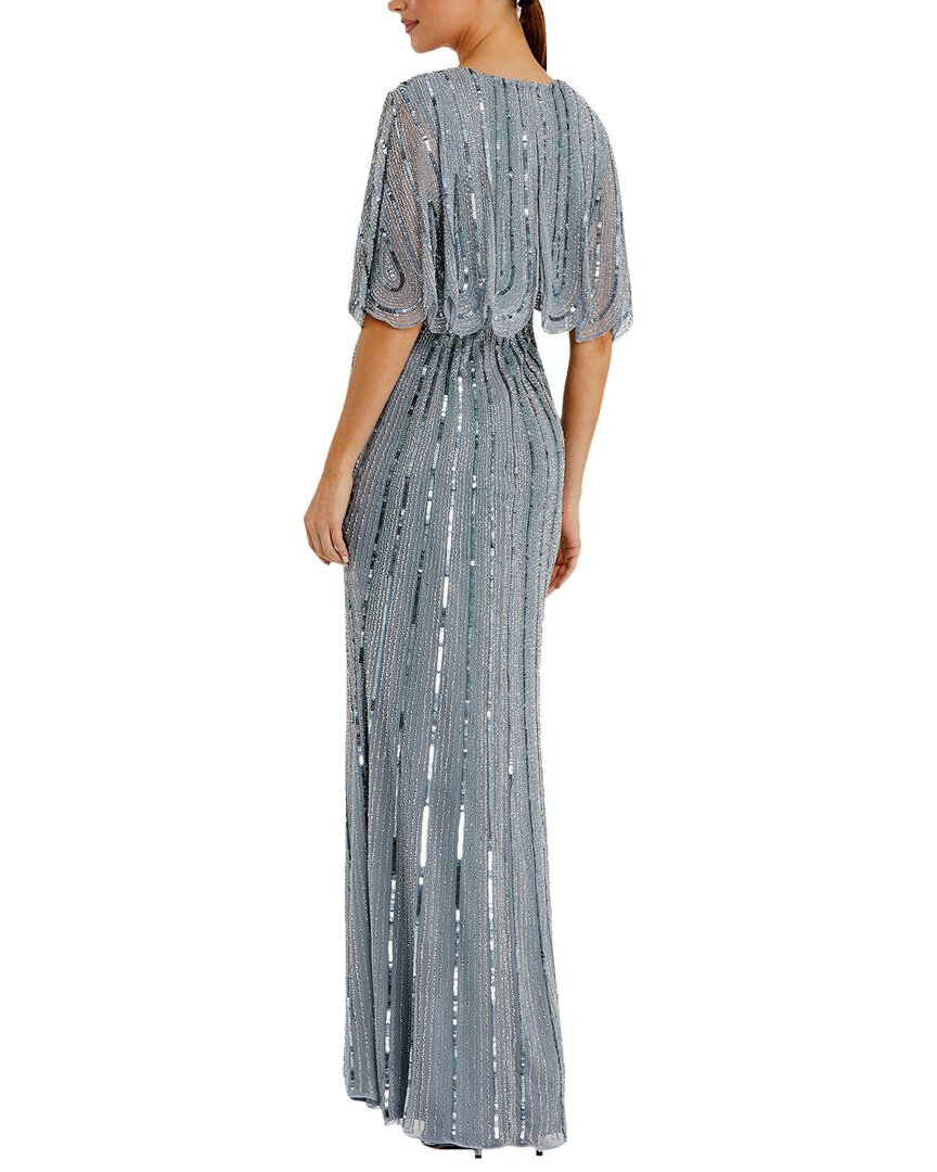 Mac Duggal Cape Sleeve Gown
