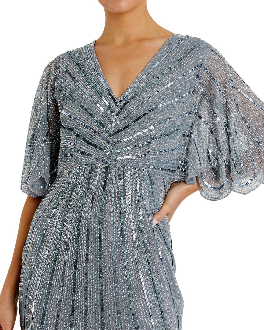 Mac Duggal Cape Sleeve Gown