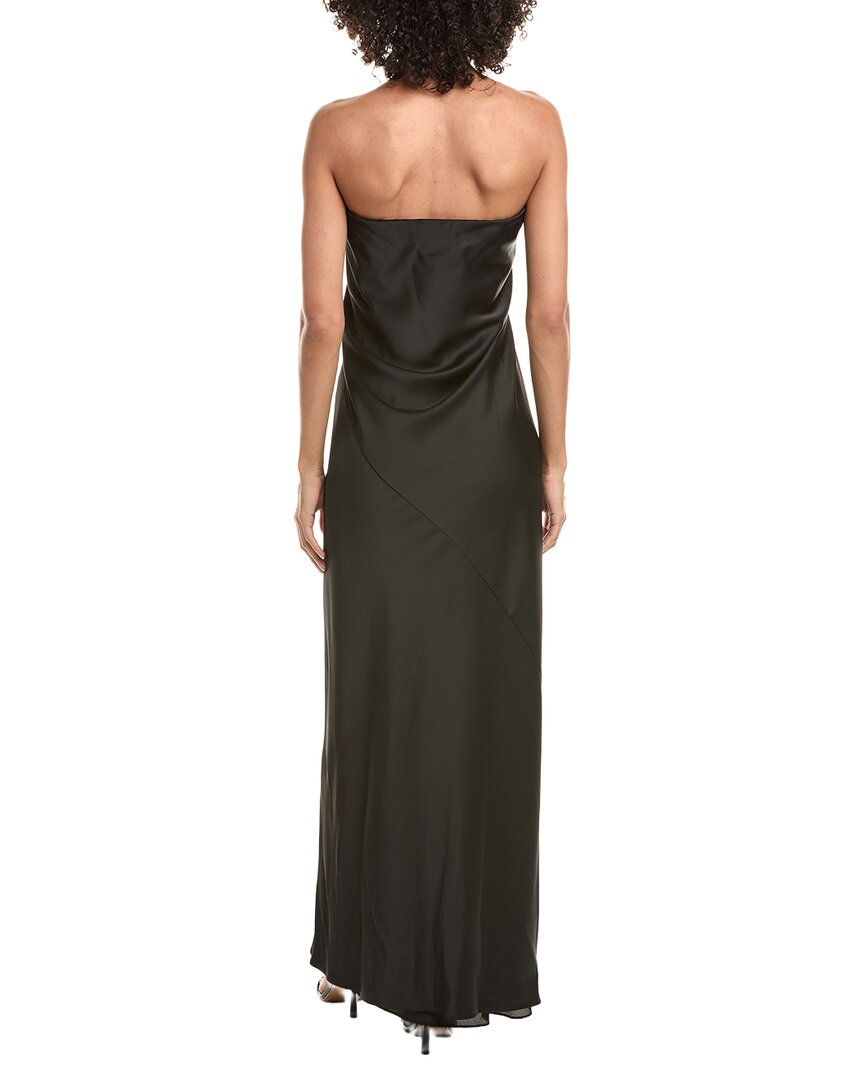 Halston Lisette Satin Gown