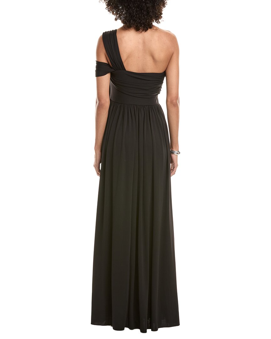 Halston Adena Matte Jersey Dress, Black / 4