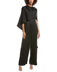 Halston Paulette Crepe Jumpsuit