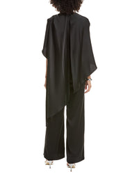 Halston Paulette Crepe Jumpsuit